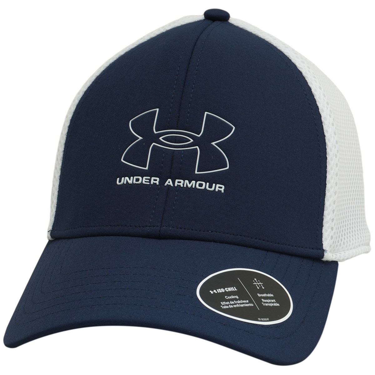 [2022年モデル] アンダーアーマー UNDER ARMOUR UA ISO-CHILL ドライバー メッシュキャップ Academy／White メンズ ゴルフウェア 帽子