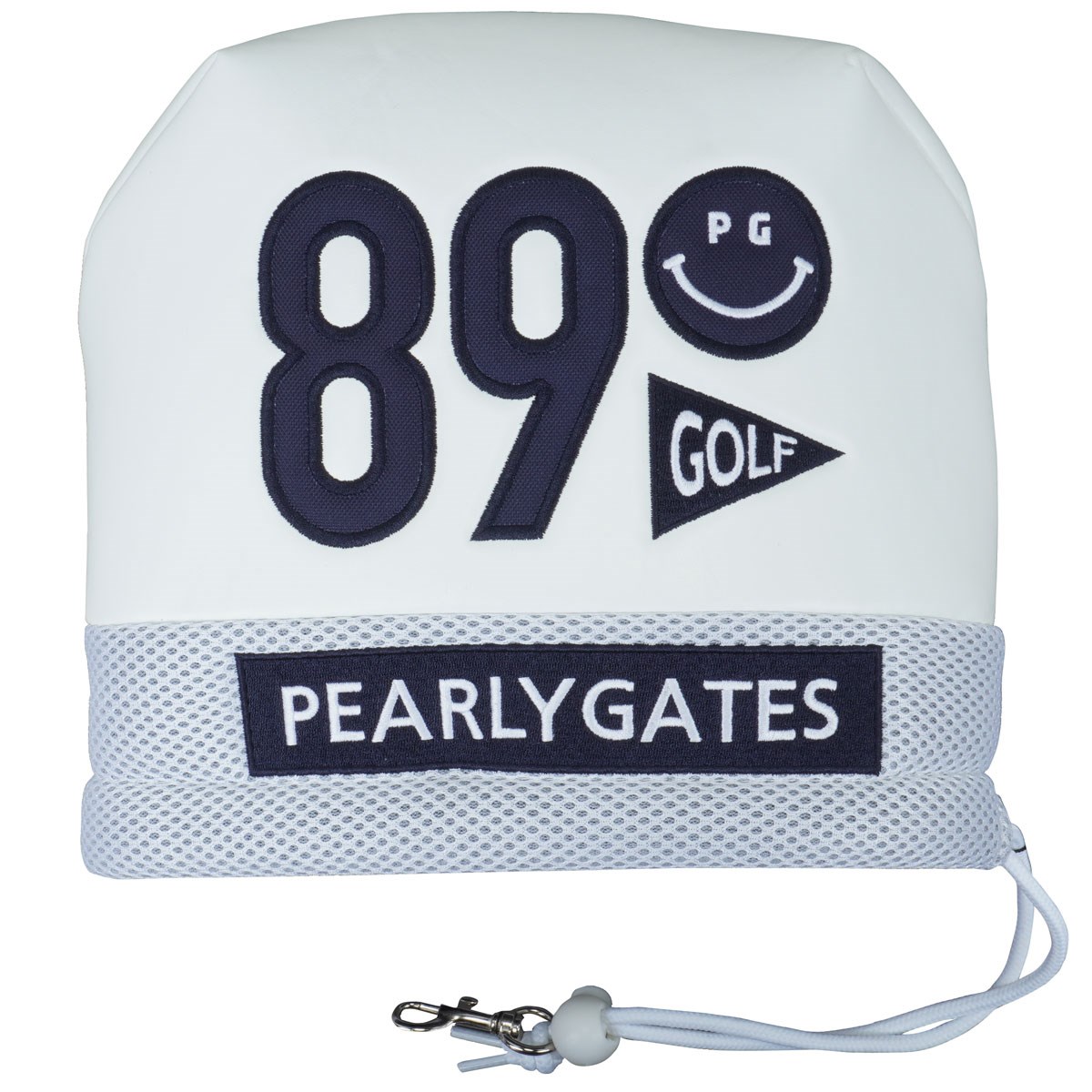 [定番モデル] パーリーゲイツ PEARLY GATES 合皮アイアンカバー ホワイト 030 メンズ ゴルフ