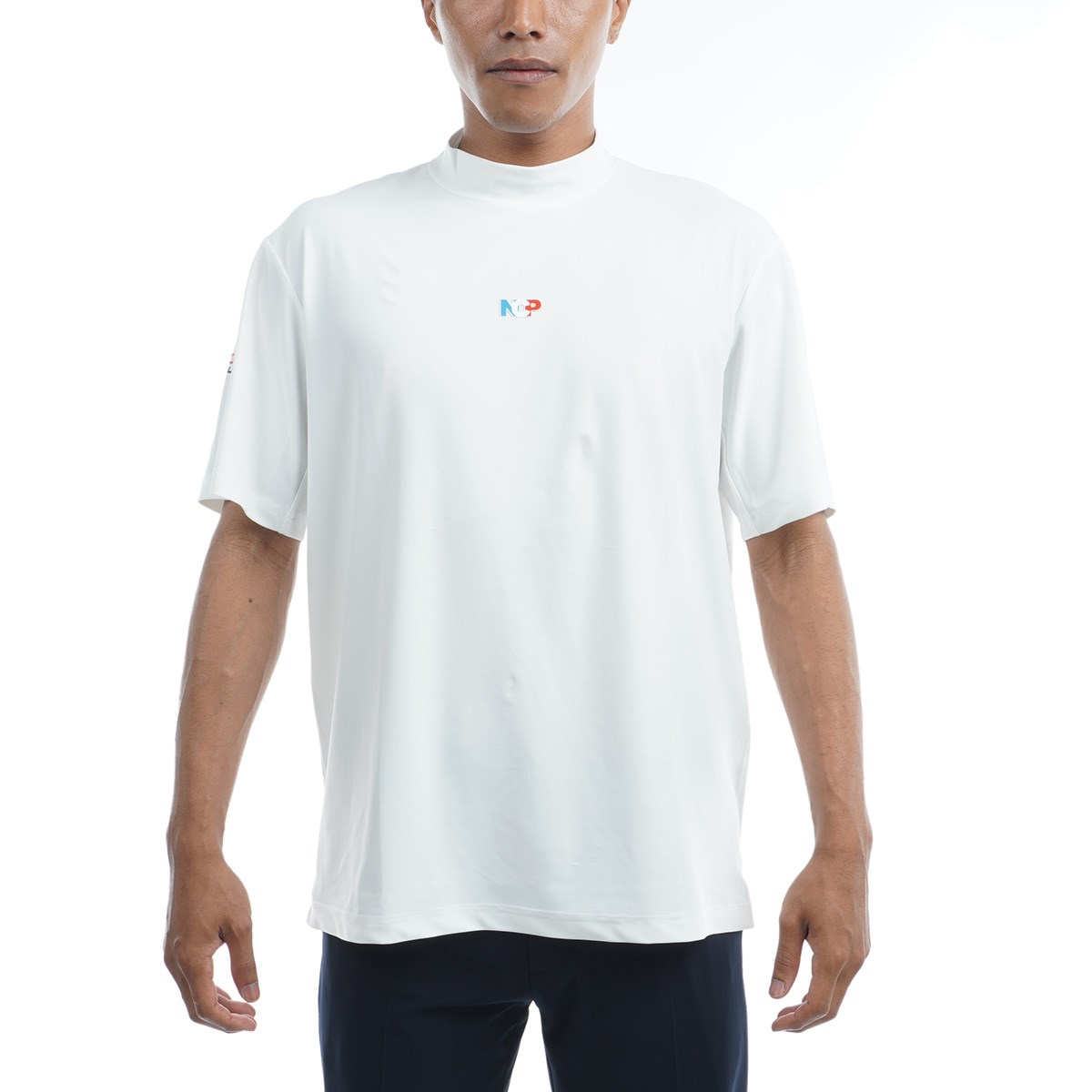 バックプリント ストレッチ モックネック半袖Tシャツ(半袖シャツ・ポロシャツ)|NO COMMENT PARIS(ノーコメントパリ)  NCP-TM0010の通販 - GDOゴルフショップ(0000663770)