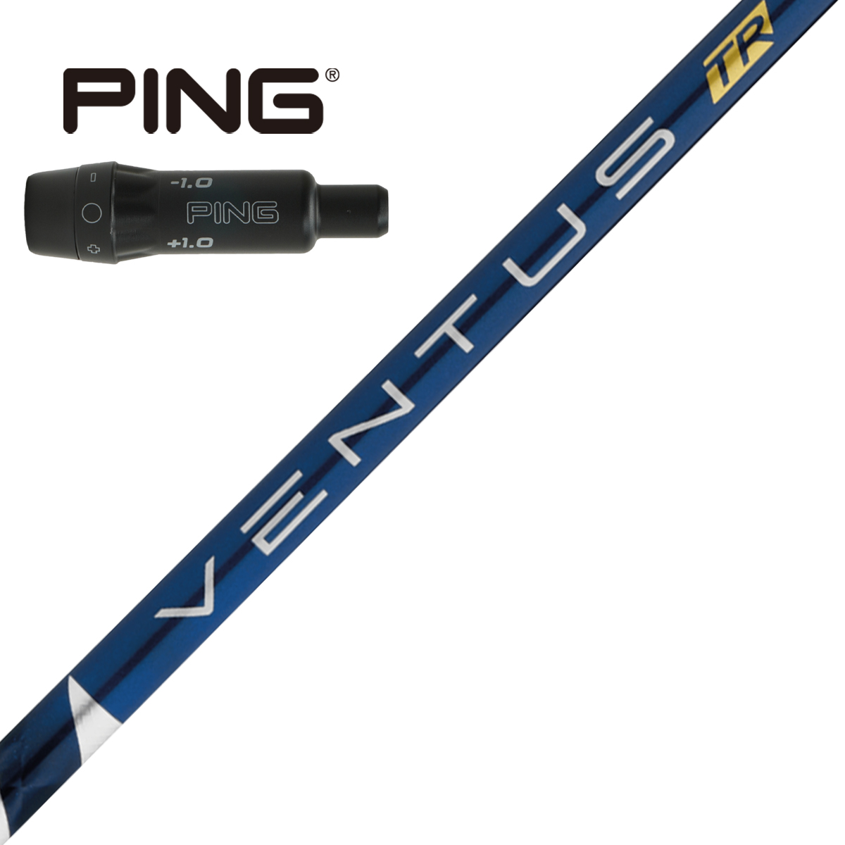 PING スリーブ付 シャフト ドライバー用 VENTUS TR BLUE 6X - 通販