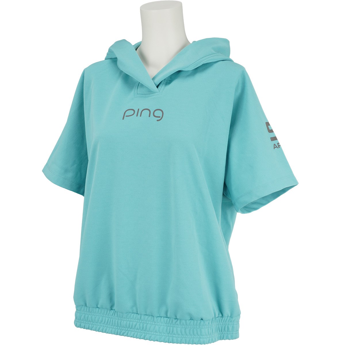極美品　PING ピン　レディース　半袖　スウェットパーカー　ネイビー PING APPAREL ピンアパレルスウェット・パーカー｜中古ゴルフ
