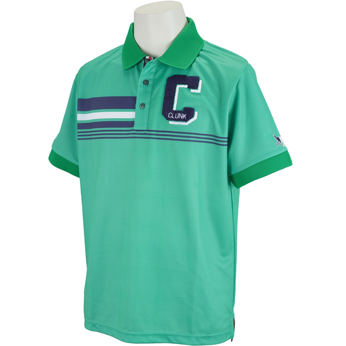 dショッピング |クランク Clunk Cロゴ 半袖ポロシャツ XL グリーン 30