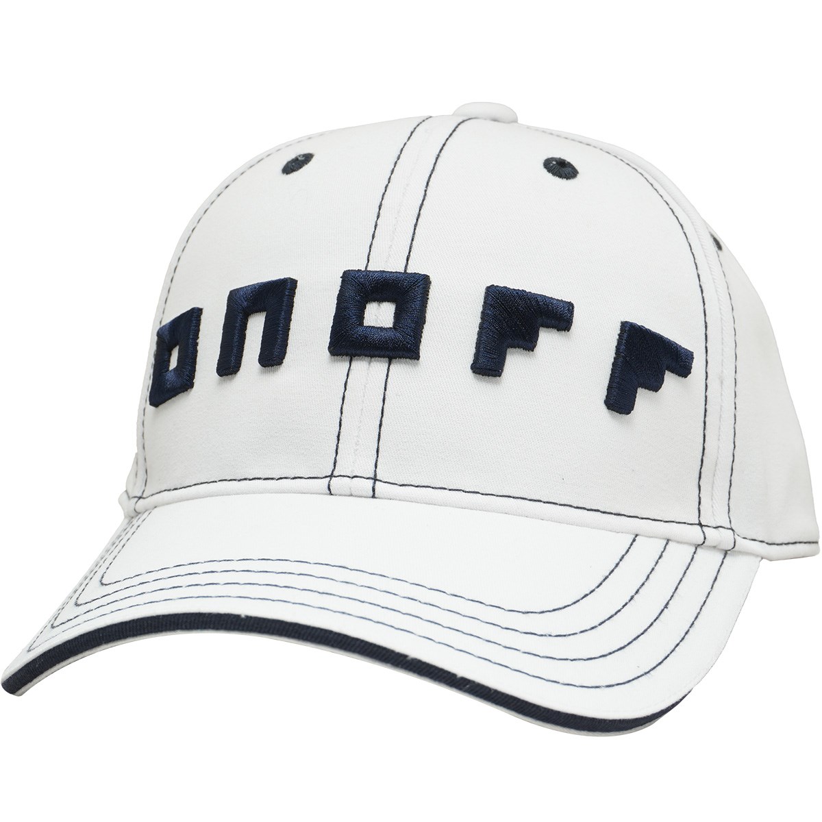 [2022年モデル] オノフ ONOFF ロゴキャップ ホワイト メンズ ゴルフウェア 帽子