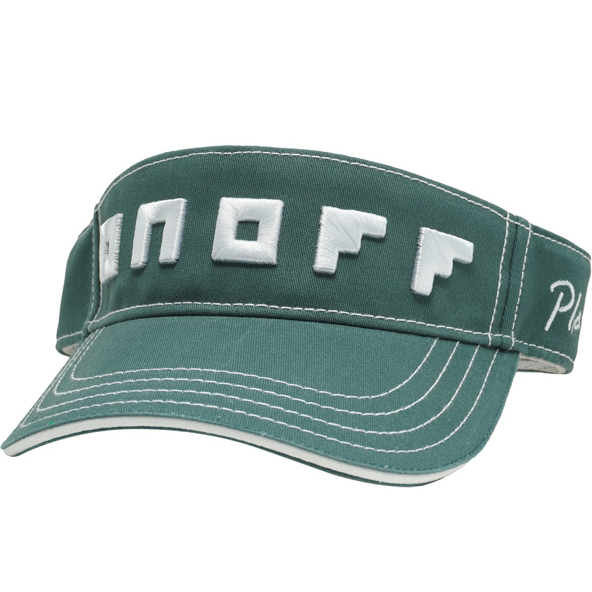 [2022年モデル] オノフ ONOFF ロゴサンバイザー グリーン メンズ ゴルフウェア 帽子