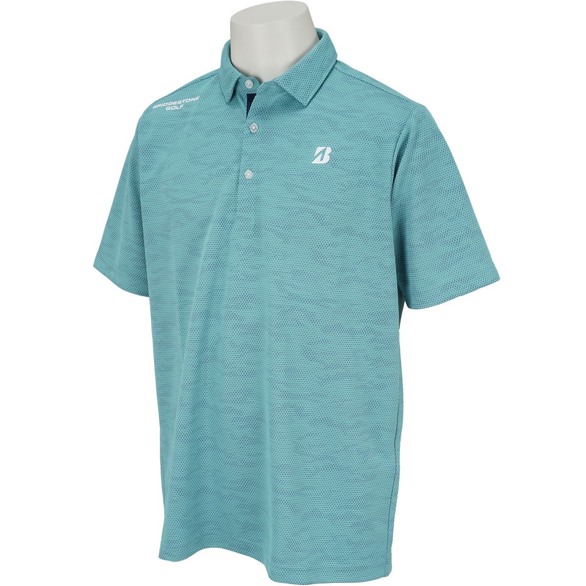 dショッピング |ブリヂストン BRIDGESTONE GOLF 半袖ポロシャツ LL ブルーグリーン | カテゴリ：ポロシャツ・シャツの販売