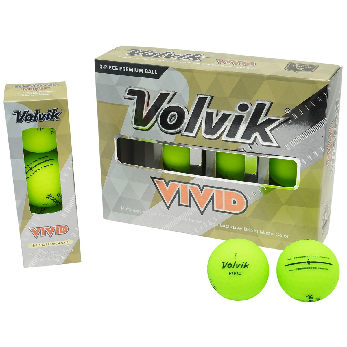 VIVID ボール(ボール（新品）)|Volvik(ボルビック) VV5MNA02の通販 - GDOゴルフショップ(0000667496)