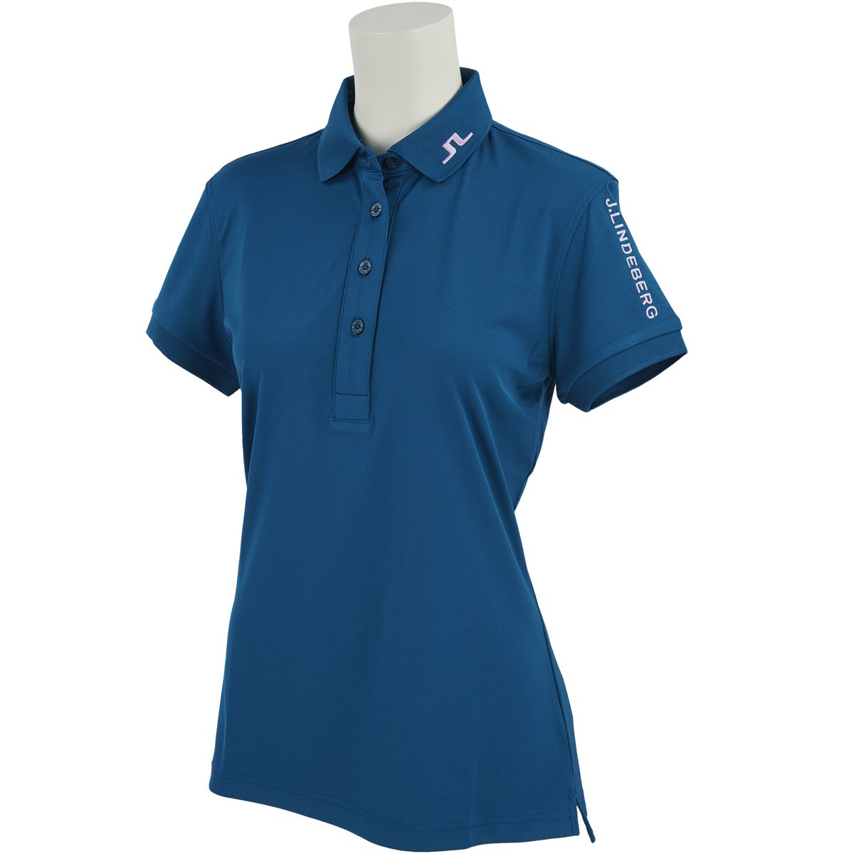 dショッピング |J.リンドバーグ J.LINDEBERG ロゴ刺繍 ストレッチ半袖