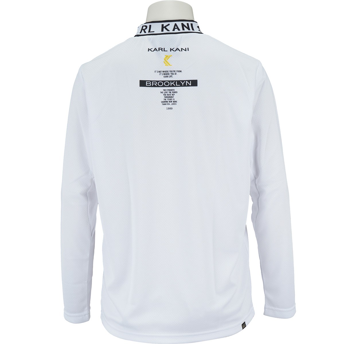 ストレッチ ジャガード リブ シェブロンhdロゴ ハイネック長袖tシャツ 長袖シャツ ポロシャツ Karl Kani Golf カールカナイゴルフ 221kg1103の通販 Gdoゴルフショップ