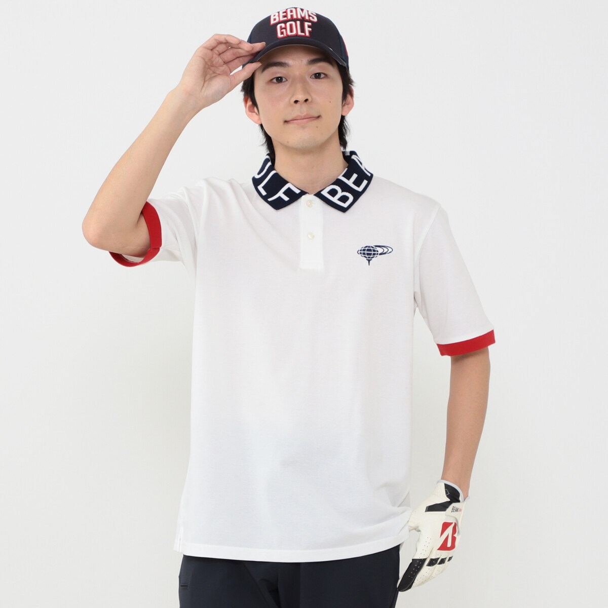 ビームスゴルフ パープルレーベル ポロシャツ 日本製 グレー グリーン XL 再再販！