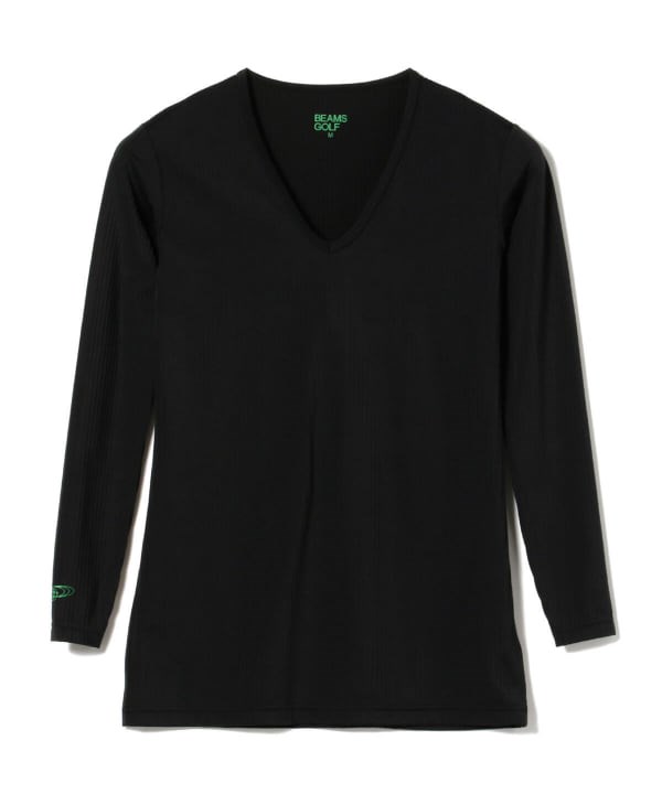 [2022�N�t�ă��f��] �r�[���X�S���t BEAMS GOLF ORANGE LABEL BEAMS GOLF × FREEZE TECH V�l�b�N �����O�X���[�u 2 �u���b�N 19 �����Y