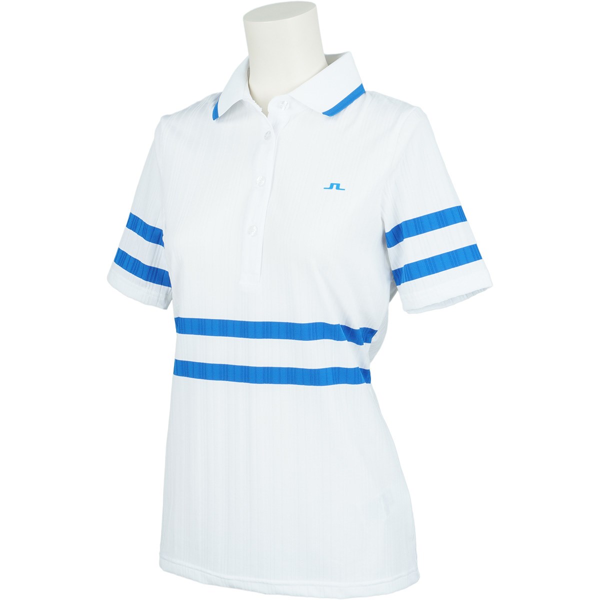 [アウトレット] [60％OFF 在庫限りのお買い得商品] J.リンドバーグ 半袖ポロシャツ ホワイト 004 レディース ゴルフウェア