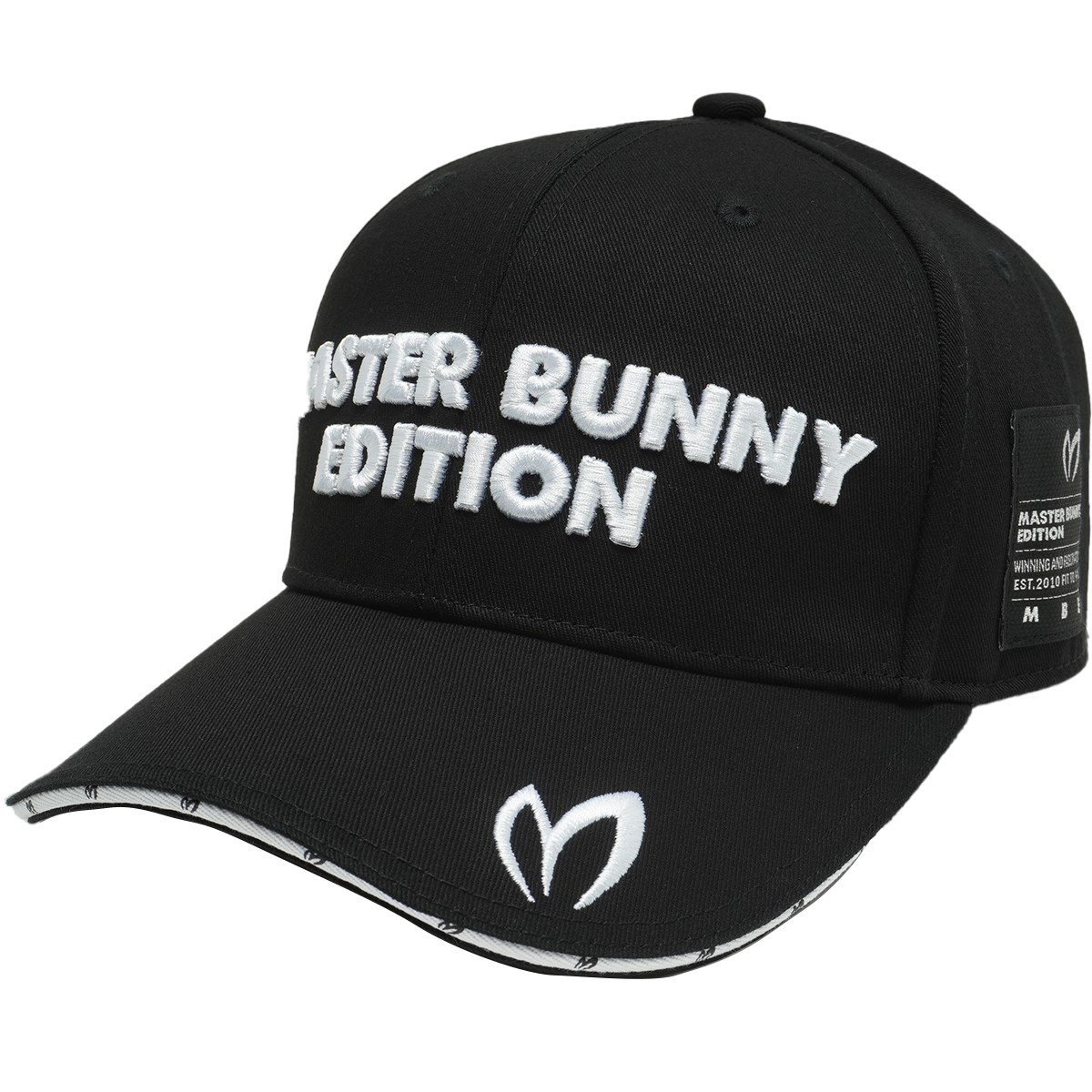 [2022年モデル] マスターバニーエディション MASTER BUNNY EDITION ツイルキャップ ブラック 010 ゴルフウェア 帽子