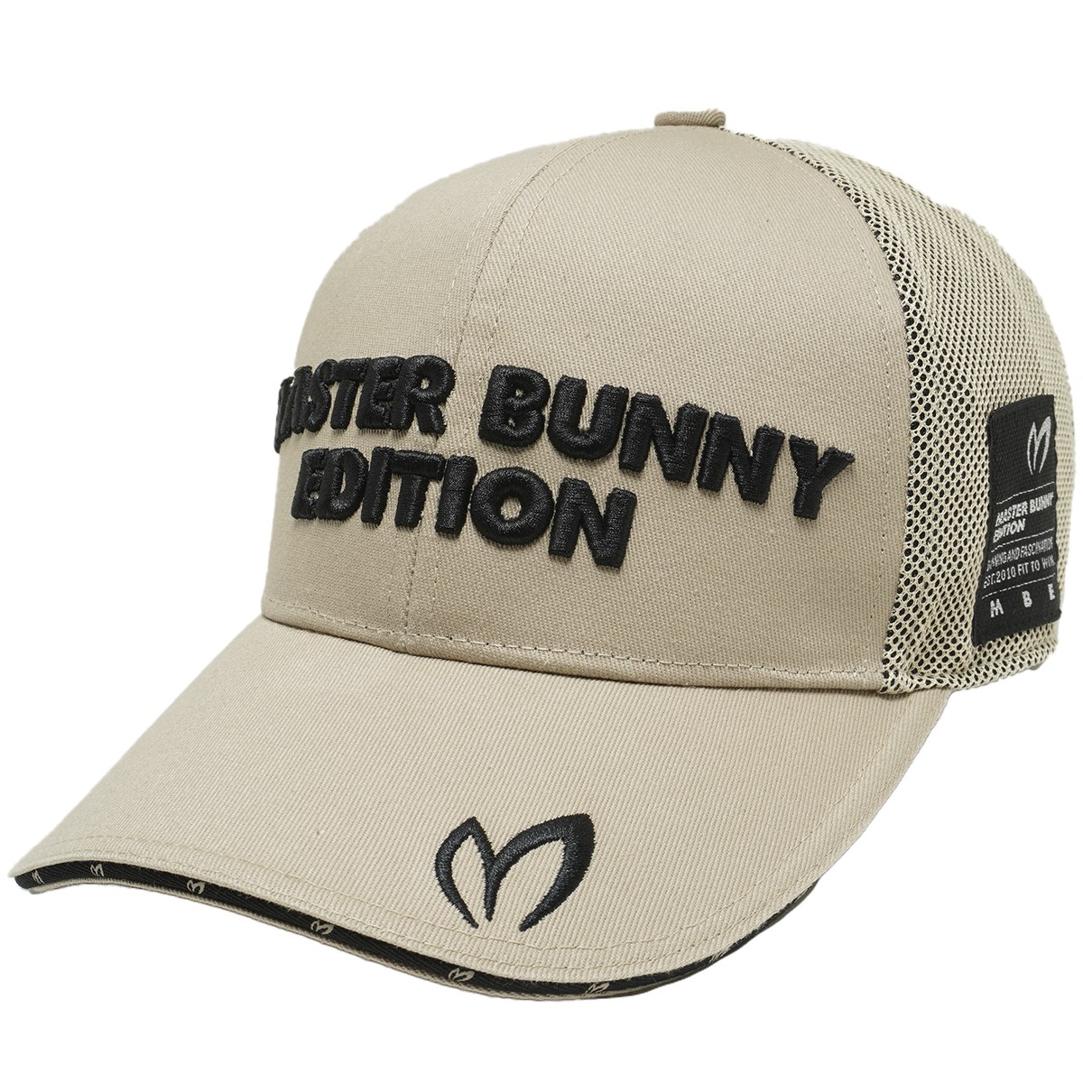 [2022年モデル] マスターバニーエディション MASTER BUNNY EDITION ツイル メッシュキャップ ベージュ 040 ゴルフウェア 帽子