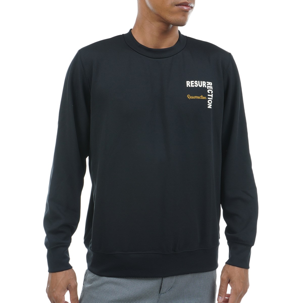 Resurrection レザレクション　スウェット トレーナー 黒 レザレクション トレーナー