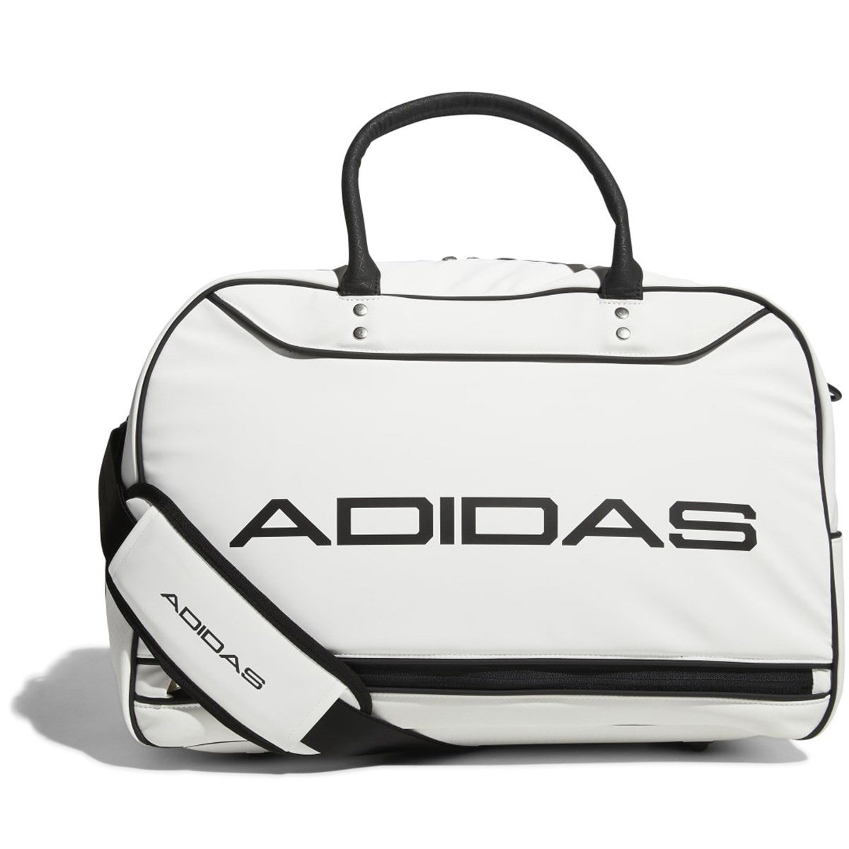 [2022年モデル] アディダス adidas リニアロゴ ボストンバッグ ホワイト メンズ ゴルフ
