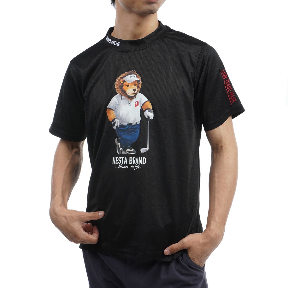 dショッピング |ネスタゴルフ NESTA GOLF DRY ライオンキャラ 