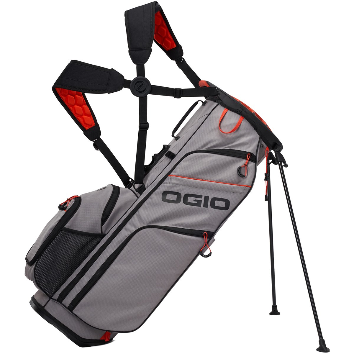 dショッピング OGIO オジオ WOODE HYBRID スタンドキャディバッグ グレー カテゴリ：キャディバッグの販売できる商品