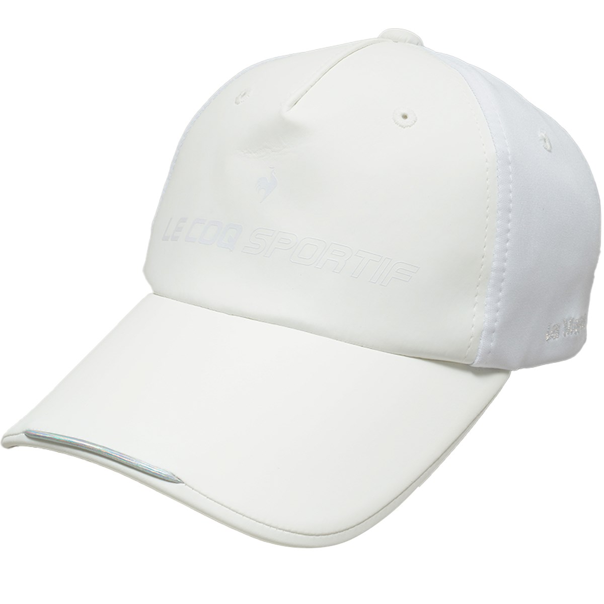 [2022年モデル] ルコックゴルフ Le coq sportif GOLF RIJOUME フェイクレザーキャップ ホワイト 00 レディース ゴルフウェア 帽子