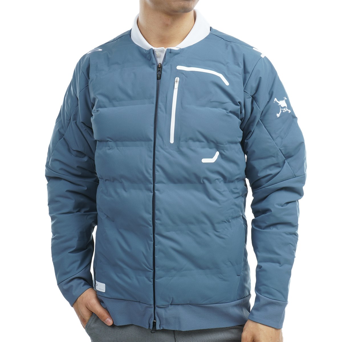 オークリー (XL) スカル ストレッチ中綿ジャケットアウター メンズ ゴルフ オークリー (XL) スカル ストレッチ中綿ジャケットアウター メンズ