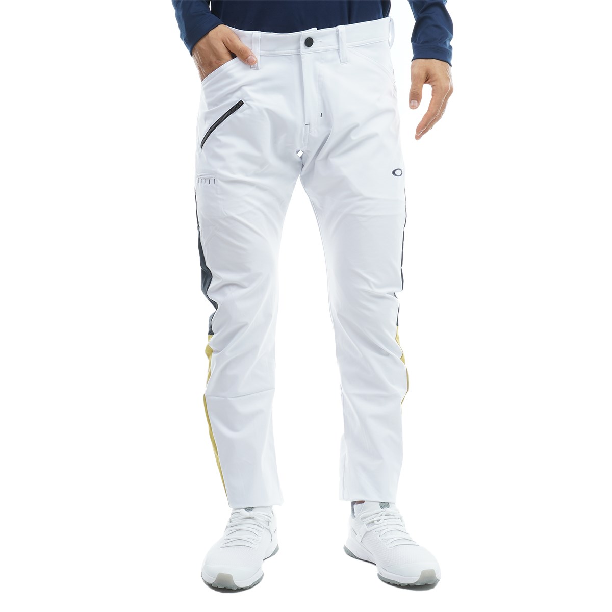 新品 オークリー ゴルフ スカル ストレッチ 3D テーパードパンツ 白 32