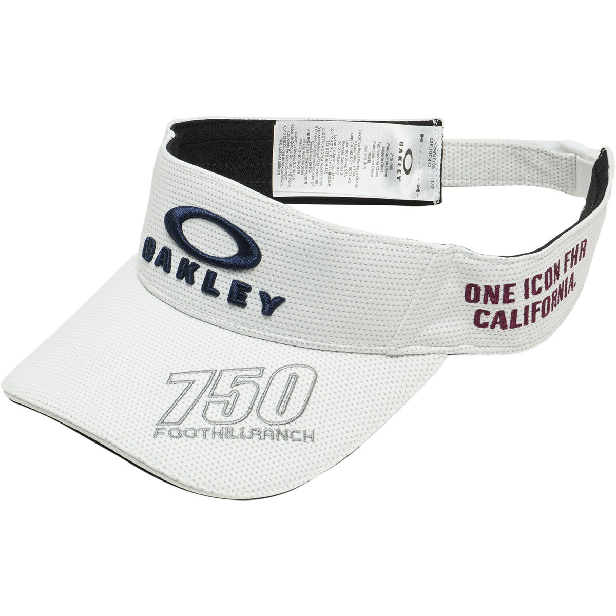 [2022年モデル] オークリー OAKLEY OAKLEY 22.0 フィットサンバイザー ホワイト 100 FOS901159 メンズ ゴルフウェア 帽子