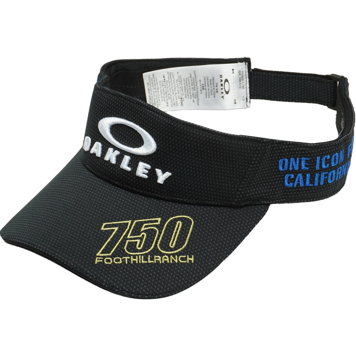 [2022年モデル] オークリー OAKLEY OAKLEY 22.0 フィットサンバイザー ブラックアウト 02E FOS901159 メンズ ゴルフウェア 帽子