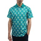 キューブジャガード 半袖ポロシャツ