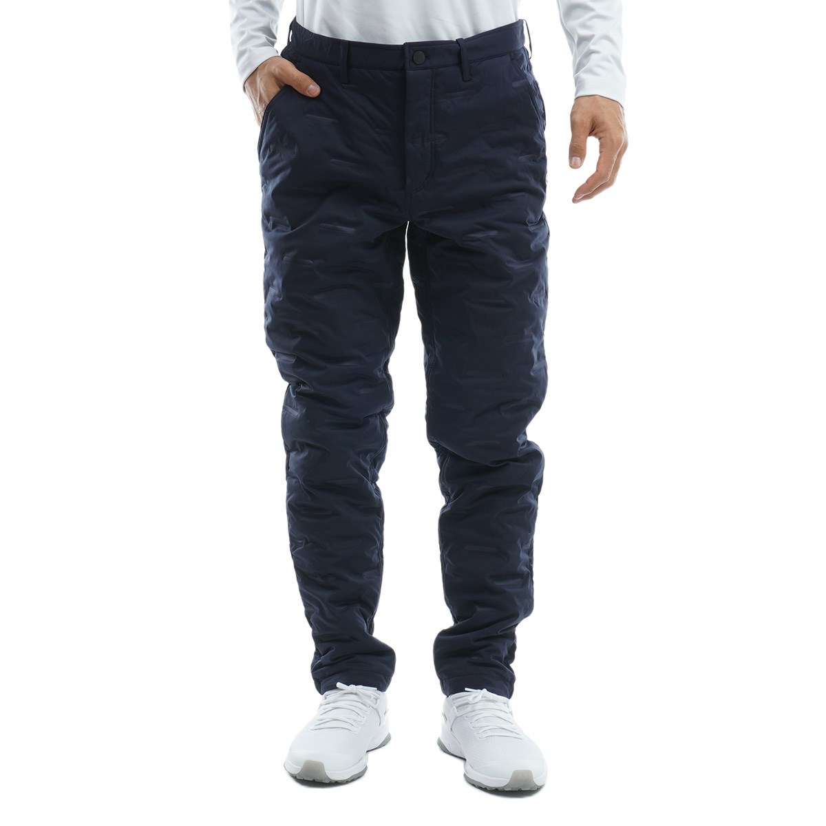 dショッピング |ピン PING ストレッチ接結中綿パンツ M ネイビー 120  