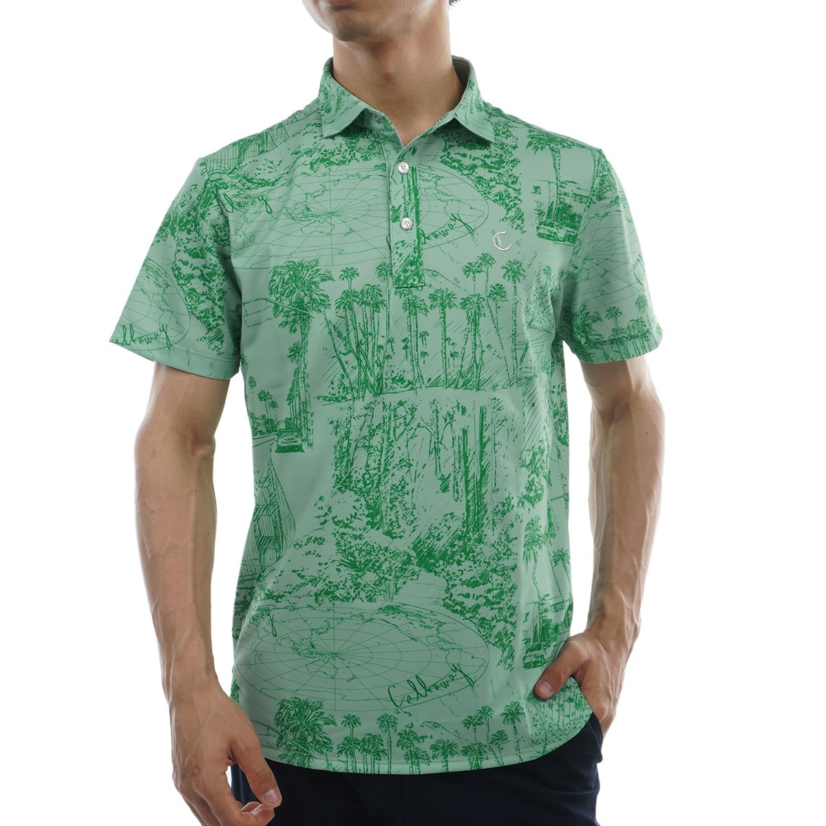 グリーン ゴルフウェア ポロシャツ メンズの人気商品・通販・価格比較 