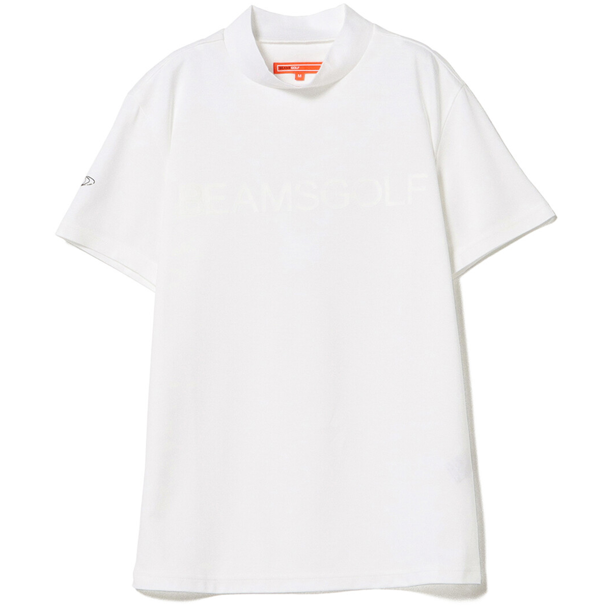 BEAMS GOLF ORANGE LABEL クリアロゴ モックネックシャツ -