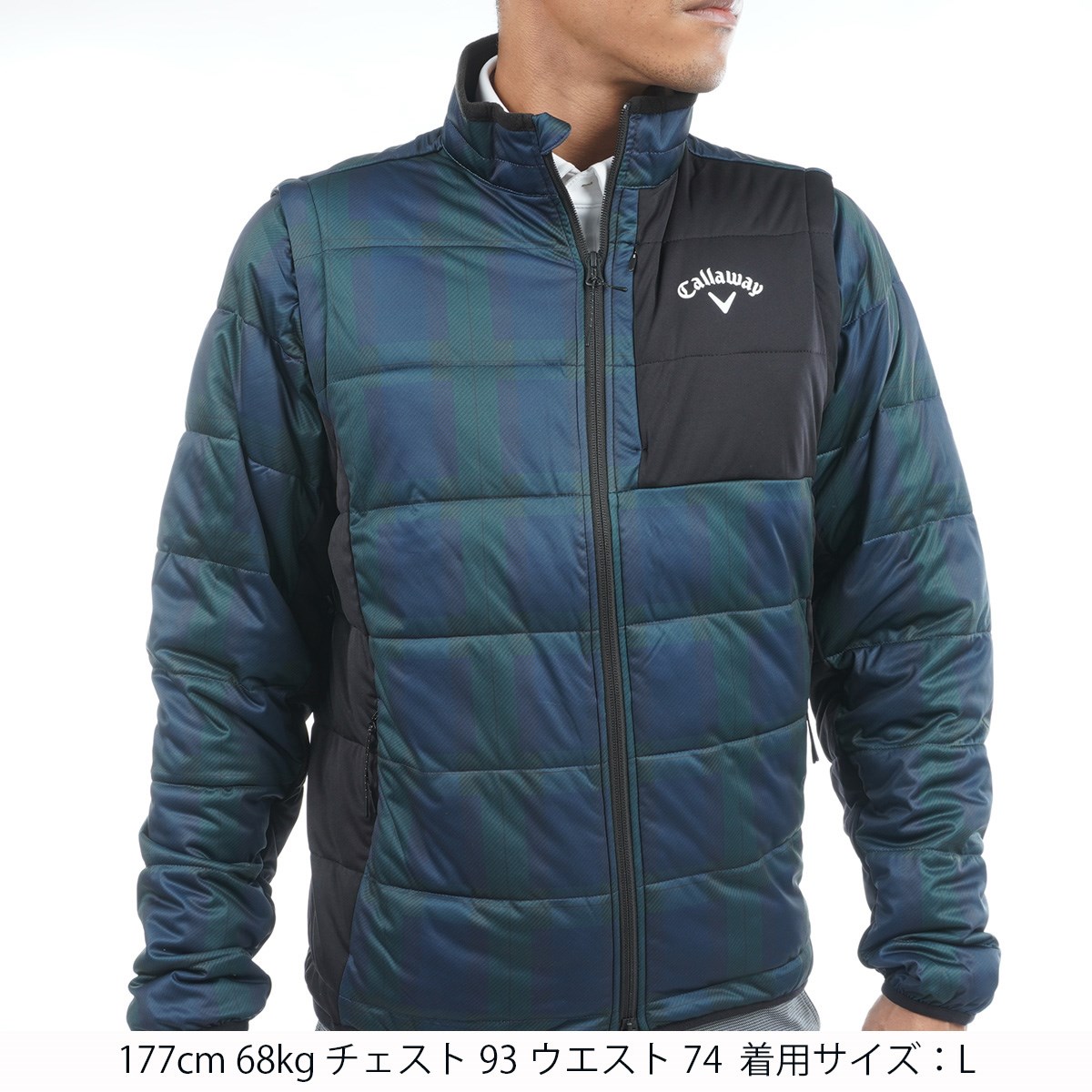 キャロウェイ　中綿 Callaway キャロウェイ ストレッチ ナイロンタフタ 中綿 ブルゾン