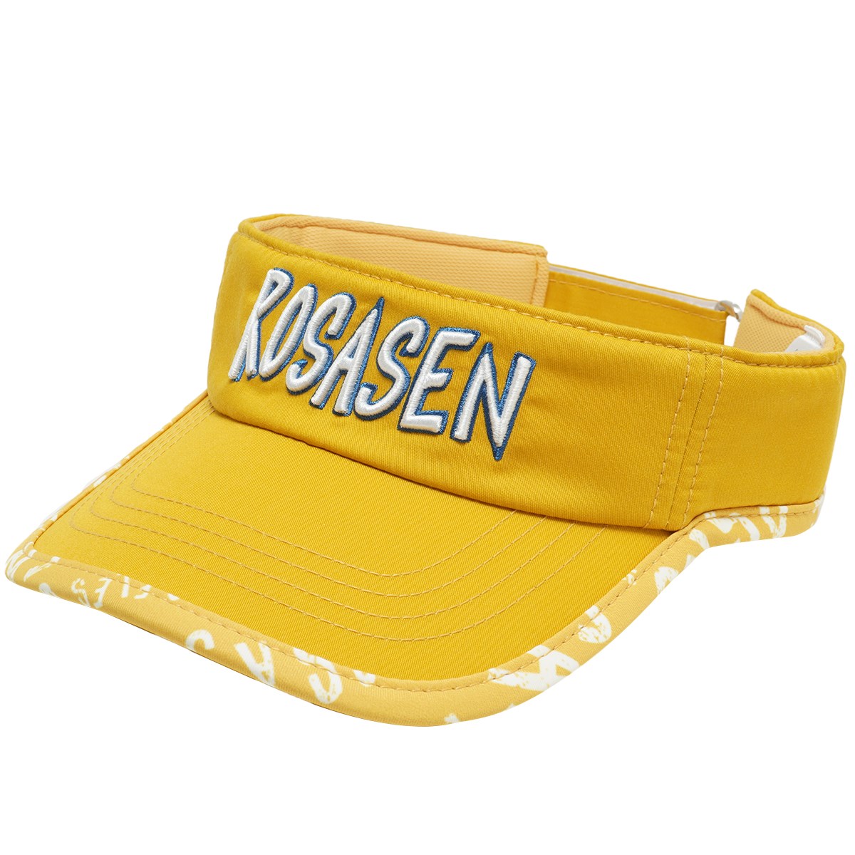 [2022年モデル] ロサーセン ROSASEN ルーズマンコラボサンバイザー イエロー 033 レディース ゴルフウェア 帽子
