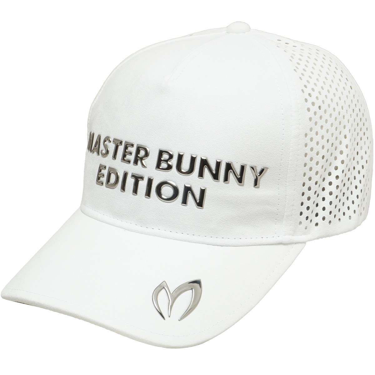 [2022年モデル] マスターバニーエディション MASTER BUNNY EDITION スエード調パンチングキャップ ホワイト 030 ゴルフウェア 帽子