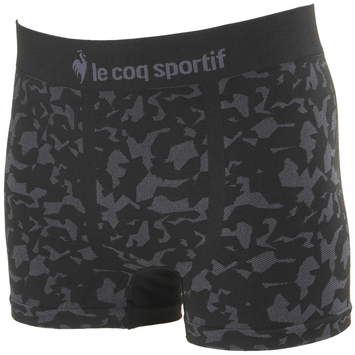 ルコックスポルティフ le coq sportif AIRIN 成型 幾何学柄 前閉じボクサーパンツ L ブラック 10