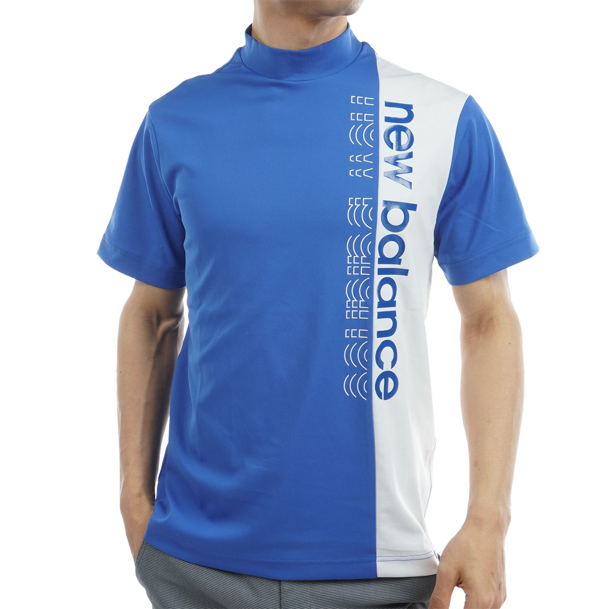 ニューバランス New Balance ストレッチ半袖シャツ 4 ブルー