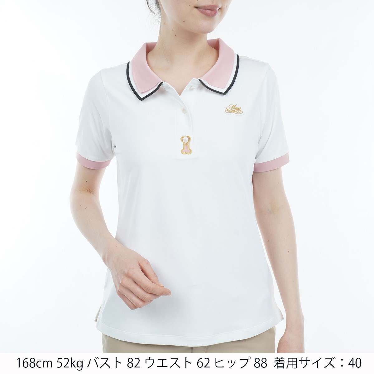 ル 年末のプロモーション dショッピング |MUスポーツ M.U SPORTS 半袖ポロシャツ 42 レディースウェア