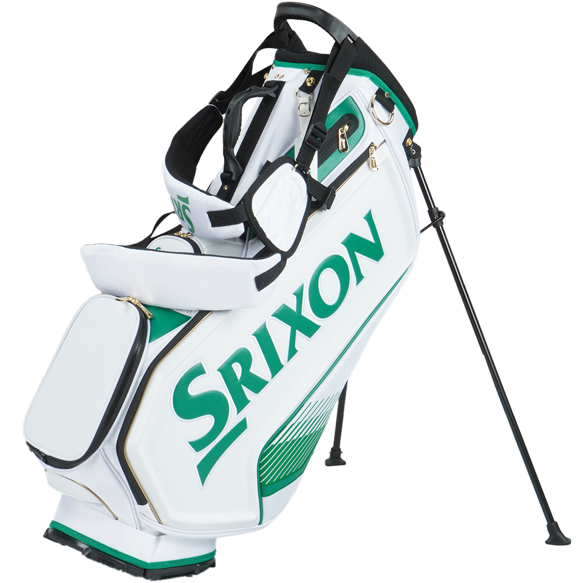 シルバーピーチ 新品 SRIXON☆スタンドキャディバッグ☆ホワイト