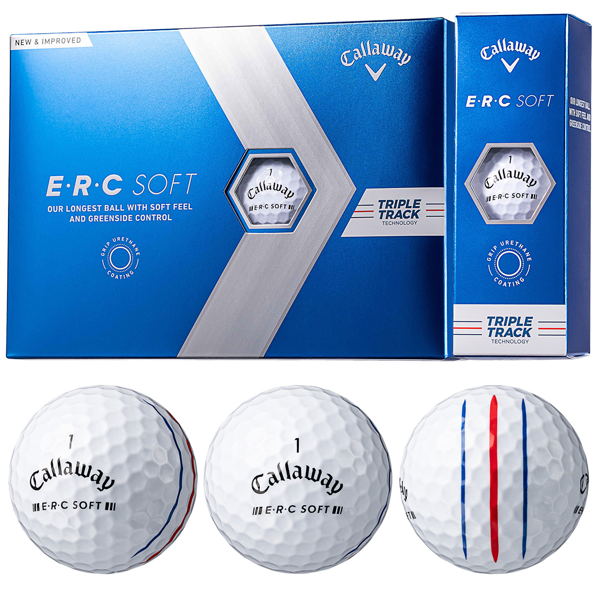 日本代理店正規品 新品 5ダース 60球 キャロウェイ Callaway ERC SOFT