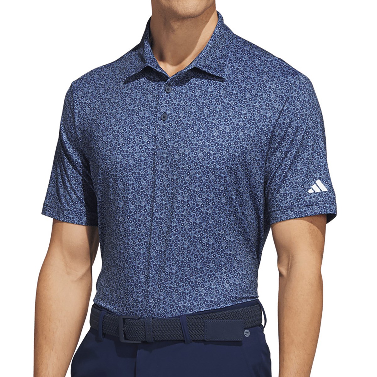 ミニフラワープリント ストレッチ半袖ポロシャツ(半袖シャツ・ポロシャツ)|Adidas(アディダス) EAT59の通販  GDOゴルフショップ(0000694136)