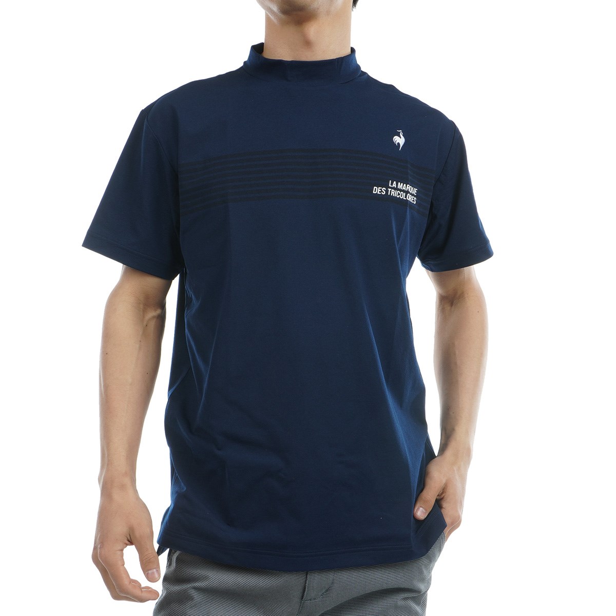 【新品完売品】NAKED GOLF×PGC コラボ 半袖モックネック L NAKED GOLF×PGC メンズモックネック（Tシャツ/カットソー