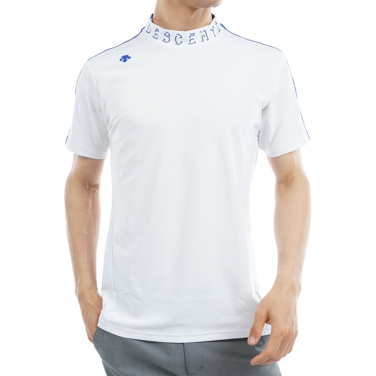 デサントゴルフ DESCENTE モックネック 半袖シャツ ストレッチ L dショッピング |デサントゴルフ DESCENTE GOLF レーヨンナイロン