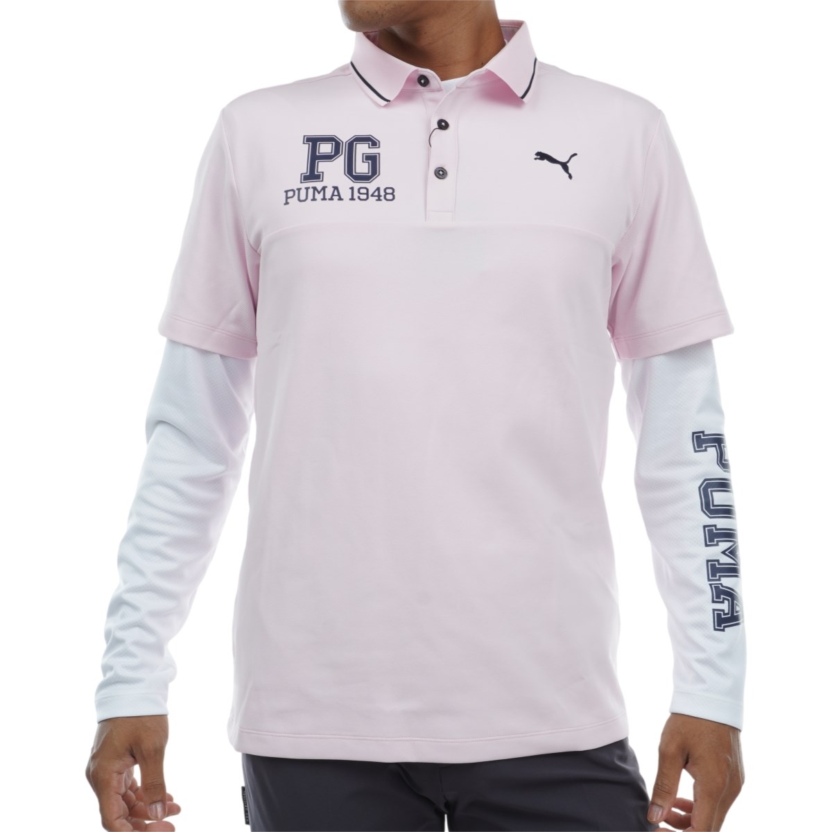 dショッピング |プーマ PUMA 長袖インナーシャツ付き 半袖