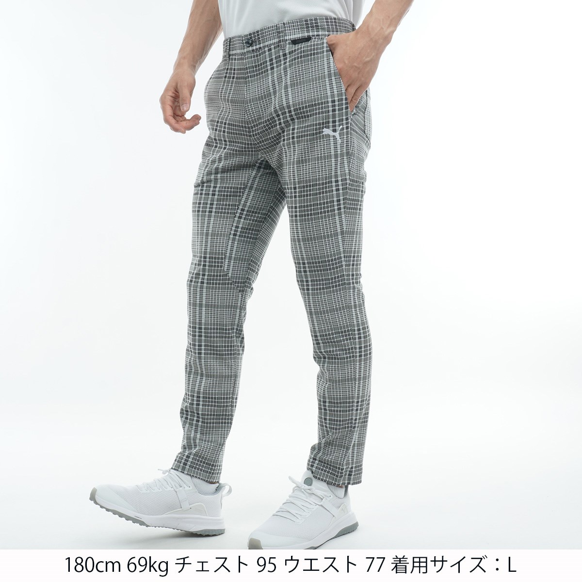 dショッピング |プーマ PUMA チェック グラフィック スキニー