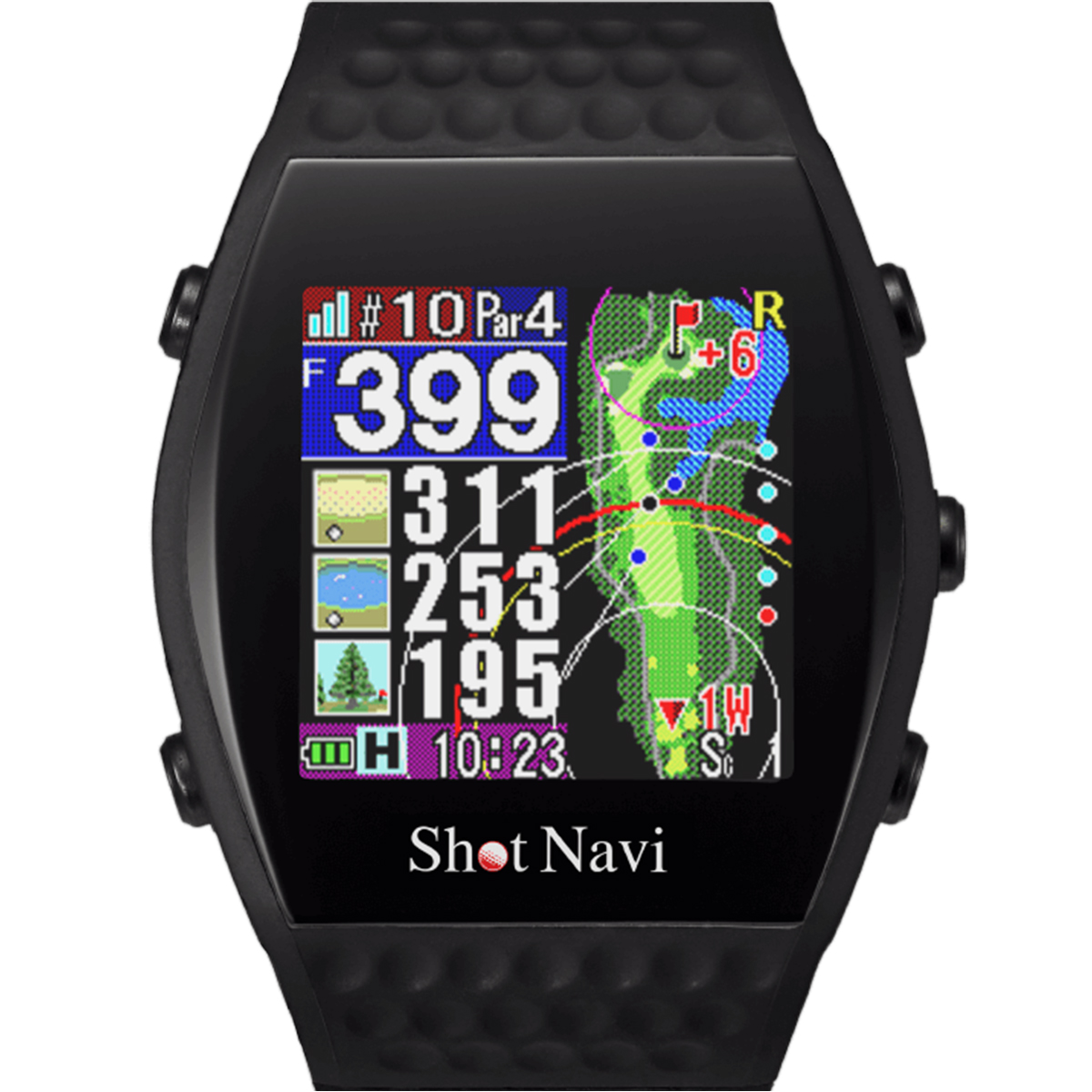 Aランク 【美品】Shot Navi INFINITY 2023 ホワイト 計測器 腕時計