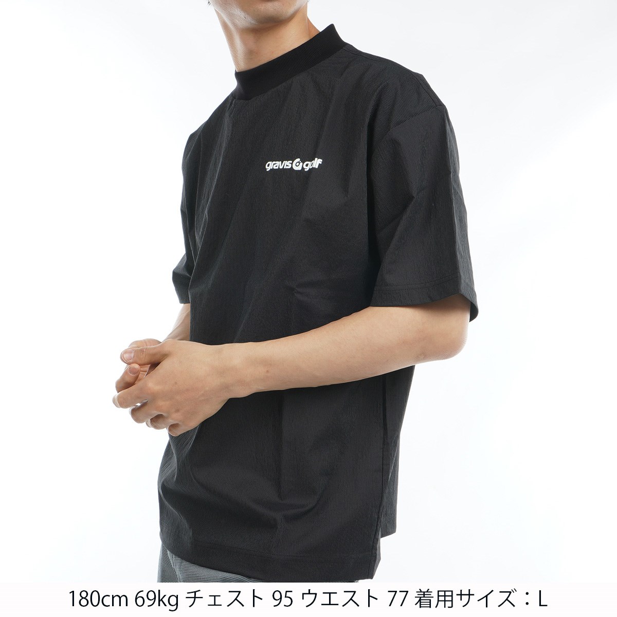 dショッピング |グラビスゴルフ gravis golf 速乾 半袖モックネックT