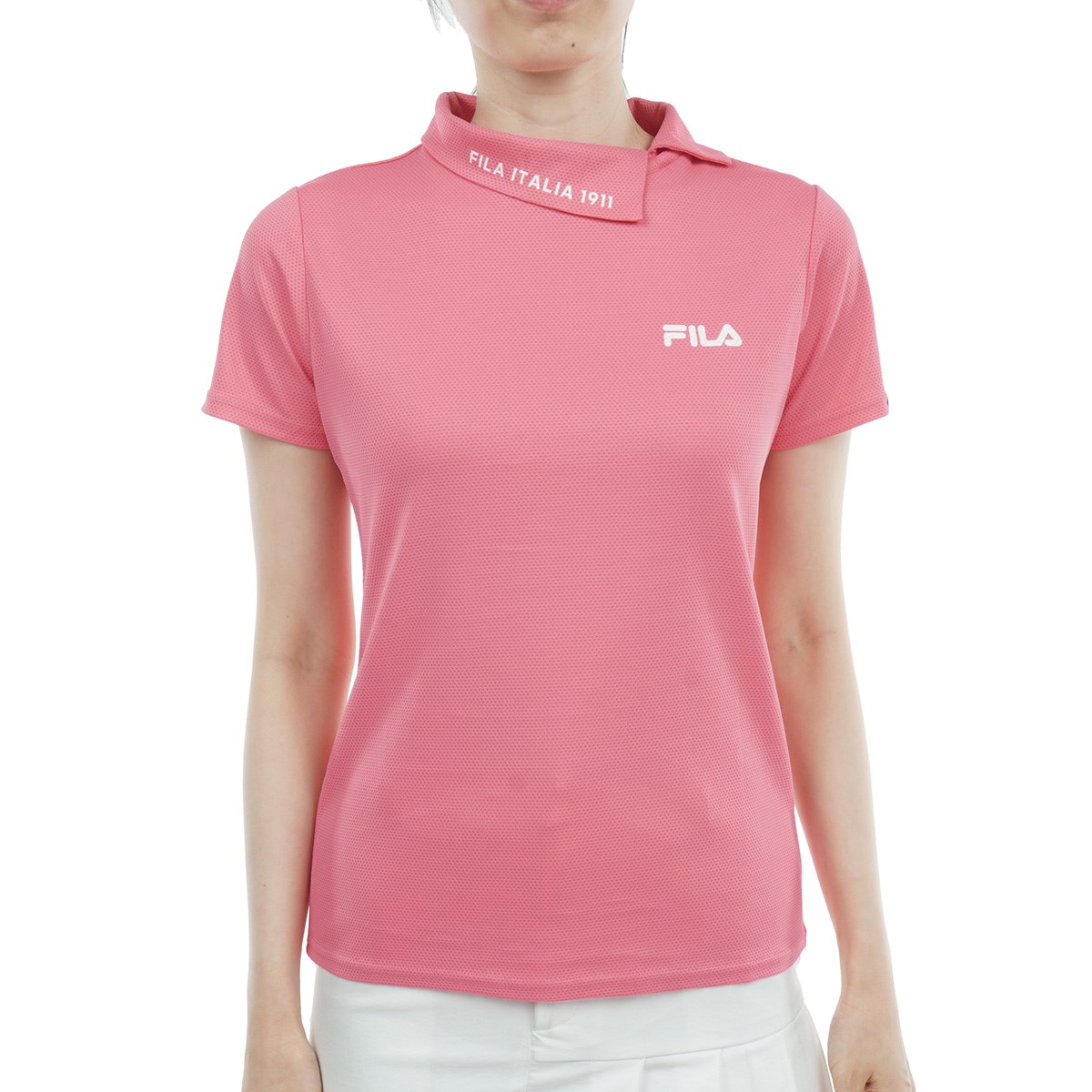 dショッピング |フィラ FILA 変形タートルネック半袖シャツ XS ピンク 