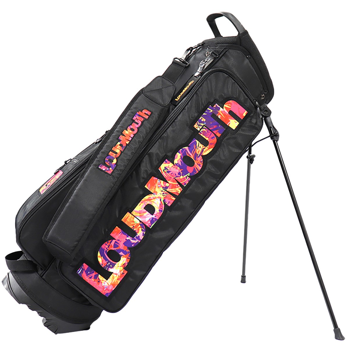 新品未使用！Loudmouth Golf 絵文字デザイン ゴルフバッグ dショッピング |ラウドマウスゴルフ Loud Mouth Golf スタンド