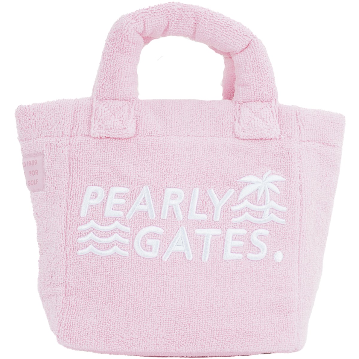 PEARLY GATES カートバック　ピンク　ロゴプリント