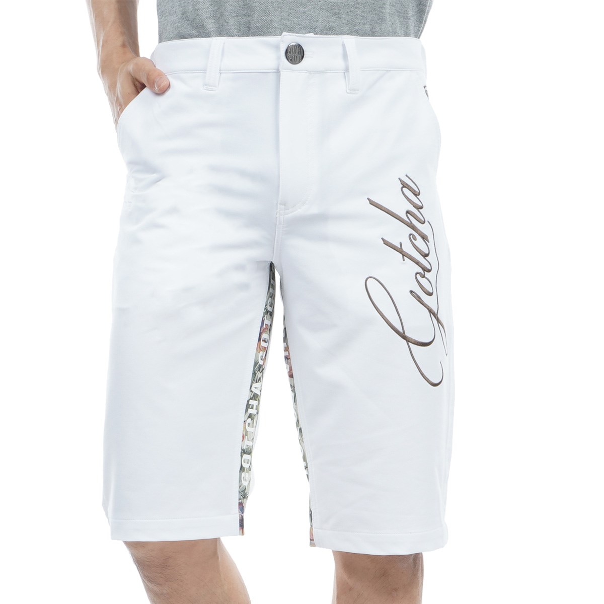 【最終値下げ】GOTCHA GOLF ガチャゴルフ 白パンツ dショッピング |ガッチャゴルフ GOTCHA GOLF 撥水 ストレッチ 接触冷感