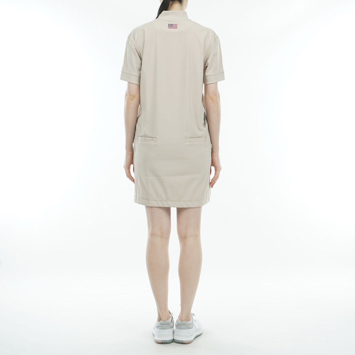 新品BRIEFING サイドロゴラインハイネックワンピース